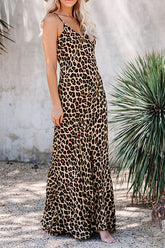 Walk On the Wild – Maxikleid mit Leopardenmuster